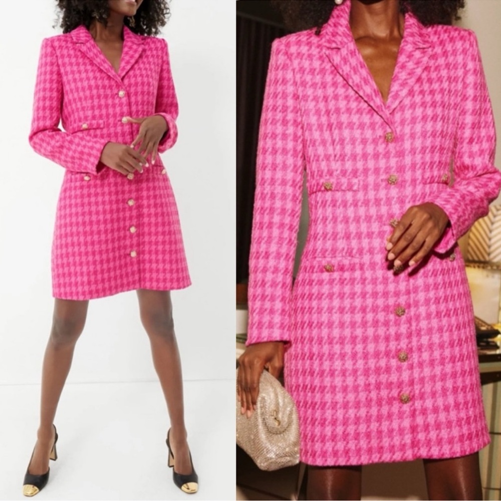 NWT Tuckernuck Pomander Place Magenta Tweed Stacie Dress Size XXXL NEW